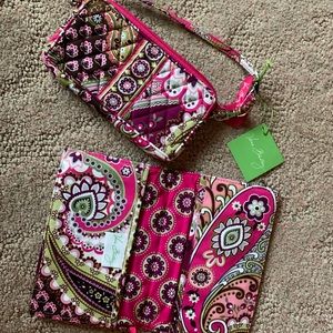Vera Bradley Purple Wallet & Wristlet